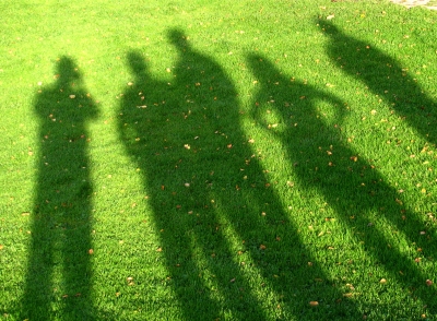 Schattenspiele beim Rasensport